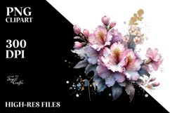 Shiny Rhododendron Clipart Product Image 1