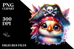 Cute Vibrant Baby Rooster PNG Product Image 2