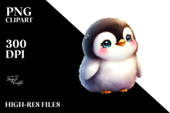 Cute Baby Penguin PNG Product Image 2