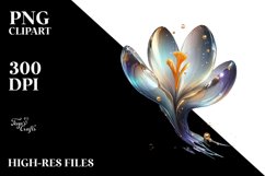 Shiny Crocus Clipart Product Image 1