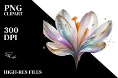 Shiny Crocus,Golden Insertions | Clipart Product Image 1