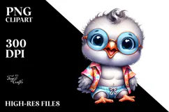 Baby Dove Beachwear Clipart Product Image 2