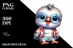 Baby Dove Beachwear Clipart Product Image 1