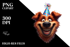 Cute Dog with Mischievous Grin PNG Product Image 2