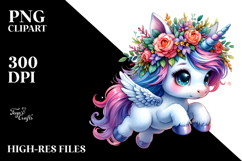 Jumping Unicorn PNG Product Image 2