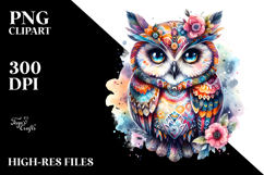 Vibrant Beachwear Owl Clipart Product Image 2