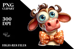 Playful Bear with Large Udder, Transparent PNG Product Image 2