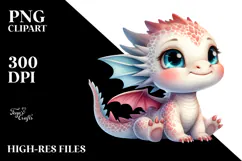 Baby Dragon Smiling | Sublimation | Clipart Product Image 2