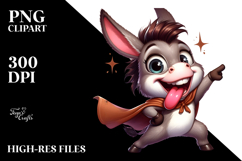 Donkey with Party Hat, High-Res PNG Product Image 2