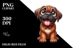 Watercolor Mastiff | Sublimation | Clipart Product Image 3