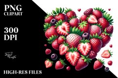 Strawberry Heart PNG Product Image 2