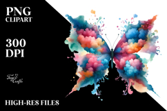 Colorful Butterfly PNG Product Image 2
