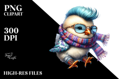 Jumping Baby Chicken, Cute PNG Product Image 2