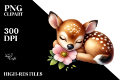 Cute Baby Deer, PNG Product Image 2