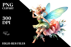 Vibrant Drawing Funny Fairy PNG Product Image 2