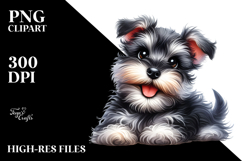 Baby Miniature Schnauzer PNG Product Image 2