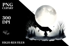 Simple Halloween Foggy Night | Sublimation | Clipart Product Image 3