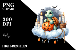Turtle Halloween Theme PNG Product Image 2