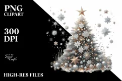 Digital Painting Christmas Tree PNG Product Image 1