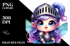 Vibrant Smiling Cute Baby Fairy PNG Product Image 2