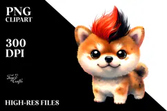 Expressive Shiba Inu PNG Product Image 2