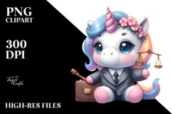 Pastel Baby Unicorn Style | Sublimation Clipart Product Image 3