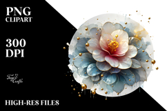 Abstract y Flower Sublimation Clipart Product Image 2