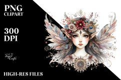 Detailed Boho Fairy | Sublimation | Clipart Product Image 3
