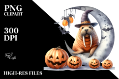 Halloween Walrus PNG Product Image 2
