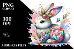 Diamond Bunny PNG Product Image 2