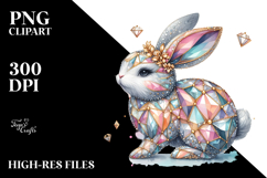Diamond Bunny PNG Product Image 2