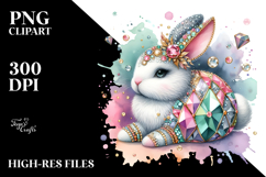 Diamond Bunny PNG Product Image 2