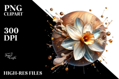 Glossy Daffodil PNG Product Image 2