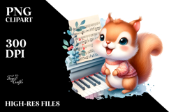 Energetic Baby Squirrel PNG Product Image 2