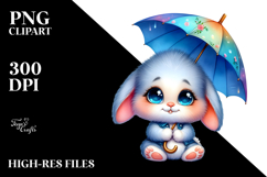 Vibrant Baby Rabbit PNG Product Image 2