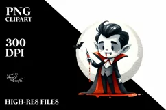 Simple Funny Haloween Clipart PNG Product Image 1