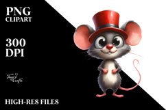 Funny Mouse Standing With Goofy Smile Product Image 2