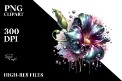 Abstract Glossy Sweet Pea Shiny | Sublimation | Clipart Product Image 3