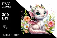 Smiling Baby Dragon, Transparent PNG Product Image 3