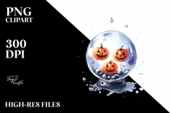 Halloween Crystal Ball | Sublimation | Clipart Product Image 3