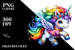 Vibrant Fairy, Watercolor PNG Product Image 2