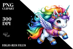 Vibrant Fairy, Watercolor PNG Product Image 2