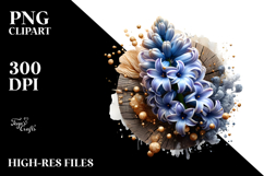 Glossy Hyacinth PNG Product Image 2