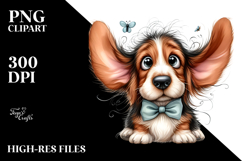 Cute Basset Hound PNG Product Image 2