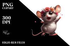 Dancing Cute Mouse PNG Product Image 2