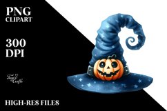Funny Halloween Hat Sublimation Clipart Product Image 1