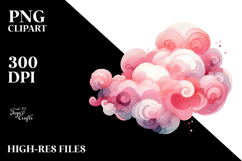 Colorfull Smiling Cloud PNG Product Image 2