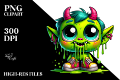 Funny Mini Banshee with Mismatched Shoes PNG Product Image 2