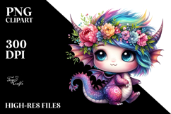 Cute Baby Dragon PNG Product Image 2