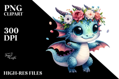 Cute Baby Dragon PNG Product Image 2